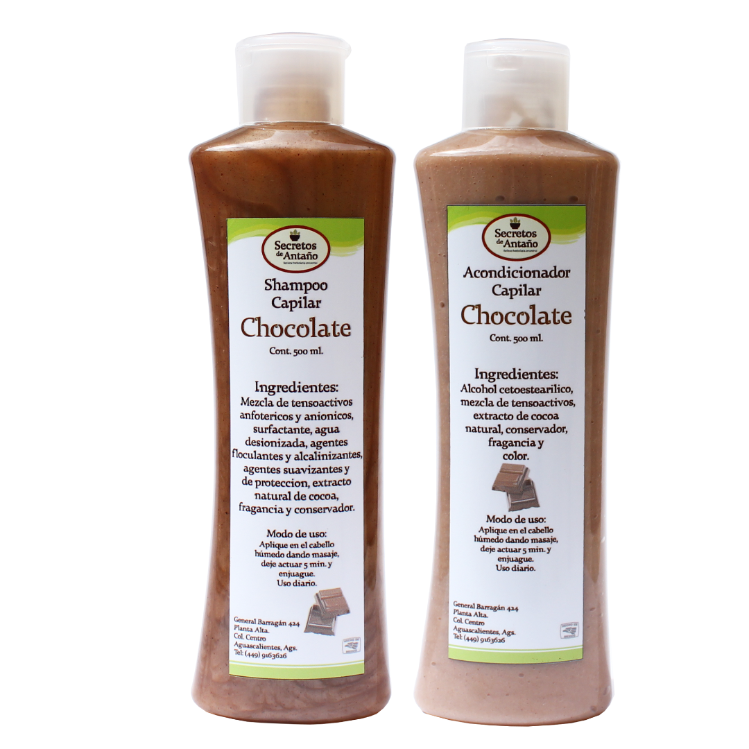 Kit Shampoo y Acondicionador Chocolate