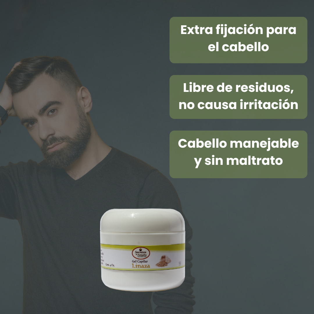 Gel de Linaza - 4 Oz