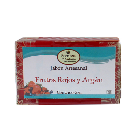 Jabón Frutos Rojos y Argán - 100 grs