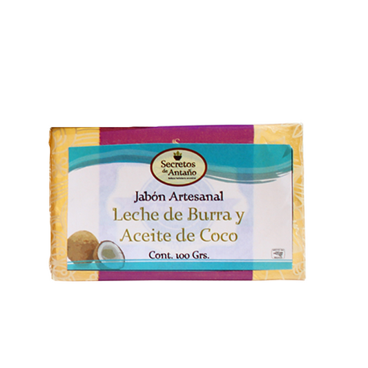 Jabón Leche de Burra y Coco - 100 grs