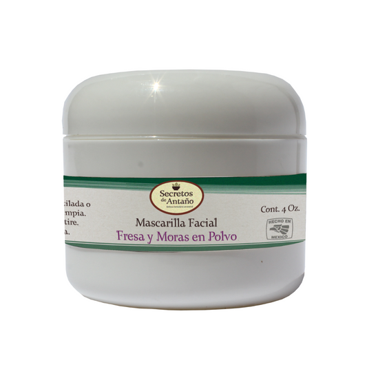 Mascarilla en Polvo Fresa y Moras - 4 Oz