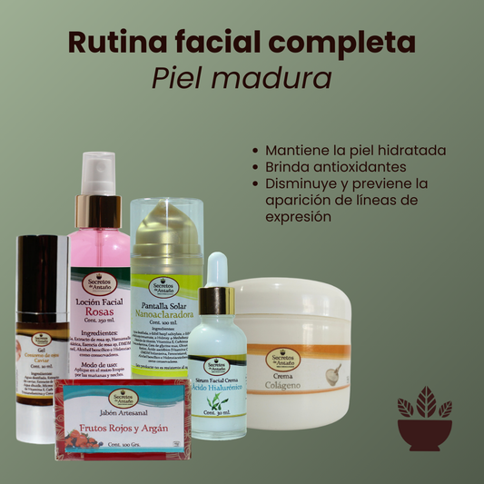 Rutina Skincare - Piel Madura | Envío GRATIS
